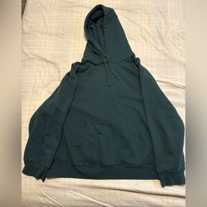 Old Navy Women's Teal crop Hoodie Sweater